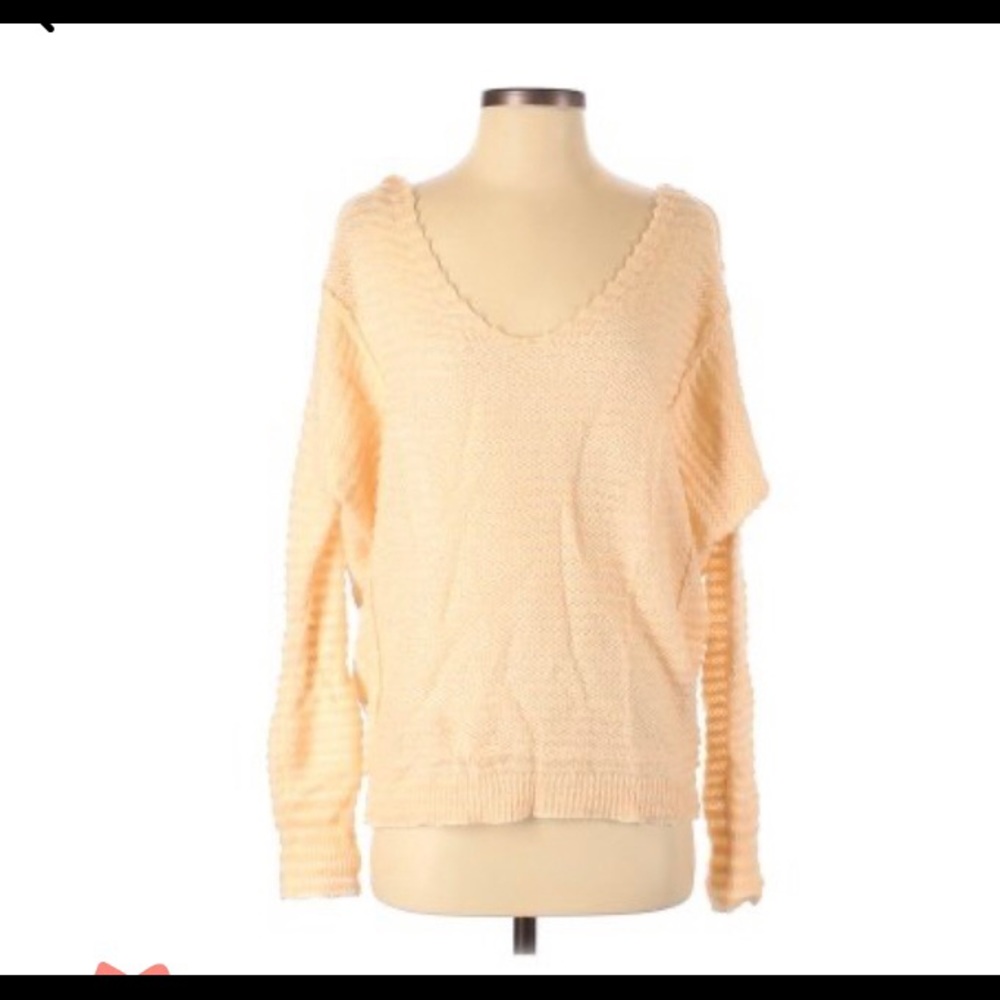 Free people light weight sweater sz medium
